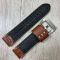 Шкіряний ремешок для годинника 22мм